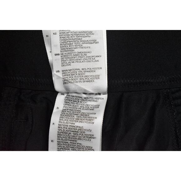 Adidas Men's Black Polyester Skinny Sweatpants 2XL Pull On Solid Gym Lounge - Picture 12 of 12